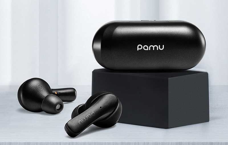 PaMu Slide Mini True Wireless Noise Canceling Bluetooth Headphones