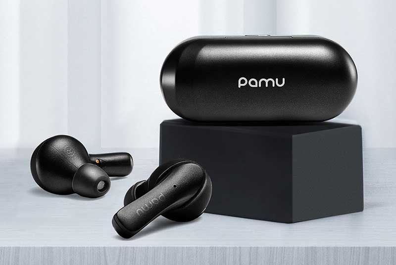 PaMu Slide Mini True Wireless Noise Canceling Bluetooth Headphones