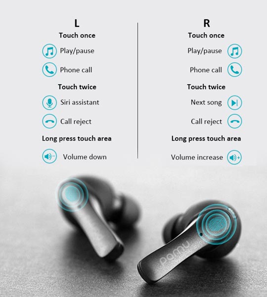 Padmate PaMu Slide Mini True Wireless Headphones