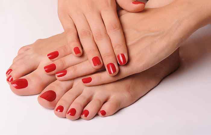 Should you match your fingernail polish to that of your feet?