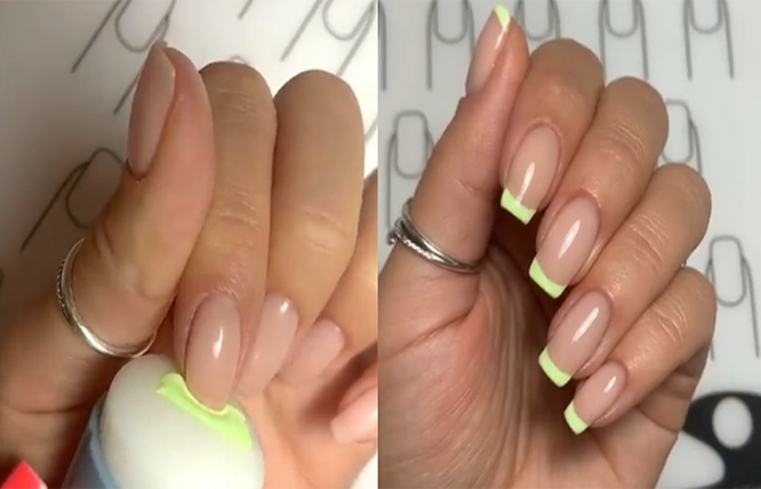 A simple sponge to get a perfect French manicure?