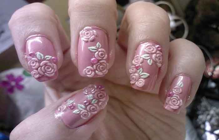 3D nails: how to make 3D flowers?