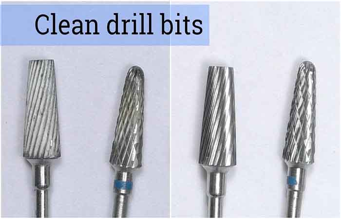 How to maintain the nail drill bits?