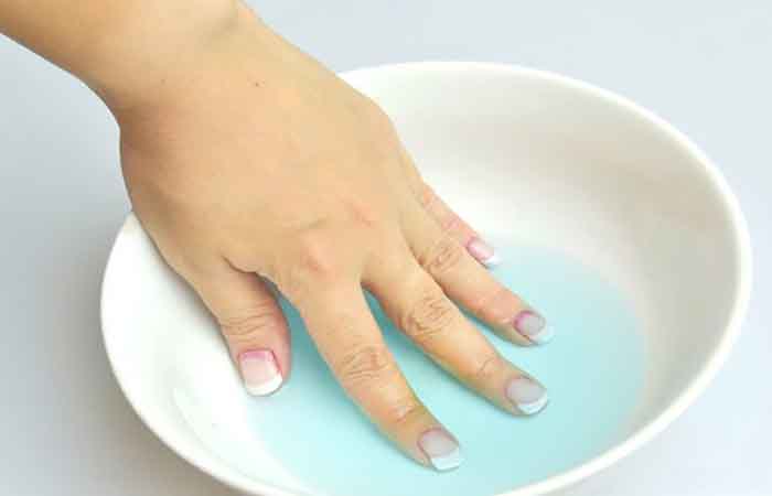How to remove false nails at home with acetone?